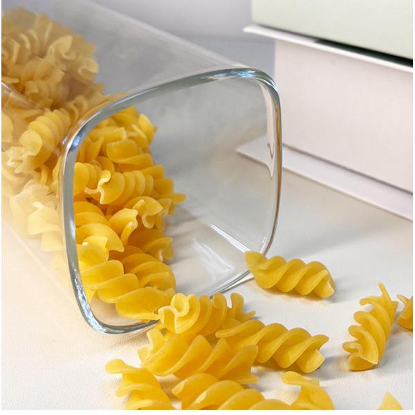Stainless Steel Lid Glass Jar for Storing Dried Fruits Snacks and More in the Kitchen