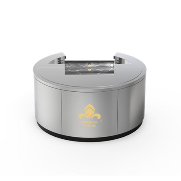Table de grill Teppanyaki ronde personnalisable avec extraction de fumée