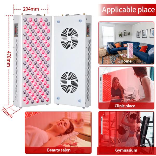 660nm 850nm Full Body LED Light Therapy Machine 500W Red Light Therapy Panel