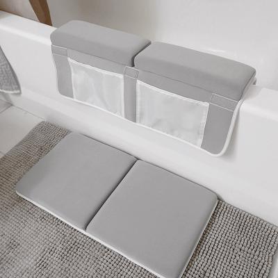 Compact Kneeling Bath Mat , 1.5 Memory Foam Kneeling Pad For Bath Time