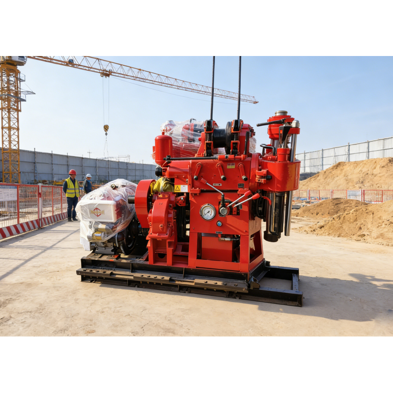 Diesel Hand Push Geological Drilling Rig Motor Fully Hydraulic System For Asphalt Pavement Concrete
