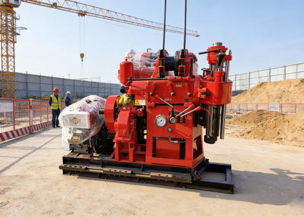GK200 Drilling Rig With Multi-stage Variable Speed For Water Well Drilling