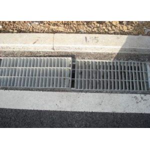 Black / Silver Steel Grating Drain Cover 3mm / 5mm / Custom Thickness