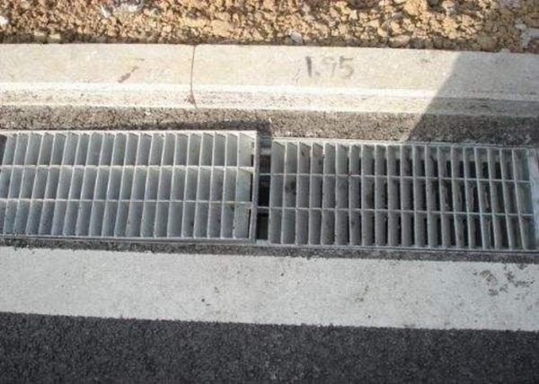 Black / Silver Steel Grating Drain Cover 3mm / 5mm / Custom Thickness