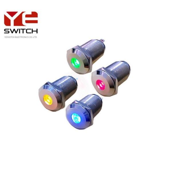 Small Signal Indicator Metal Push Button Switch Metal Momentary Medical Testing Equipment