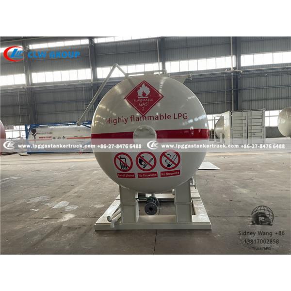 5000 Liters 2.5 Tons LPG Skid Station With Cylinder Filling Scales