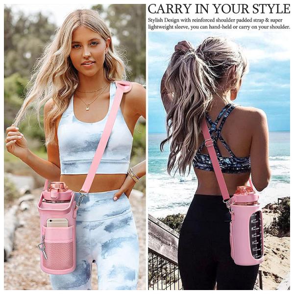 Thermal Insulation Performance None 2000ml Water Bottle with Neoprene Sleeve and Strap