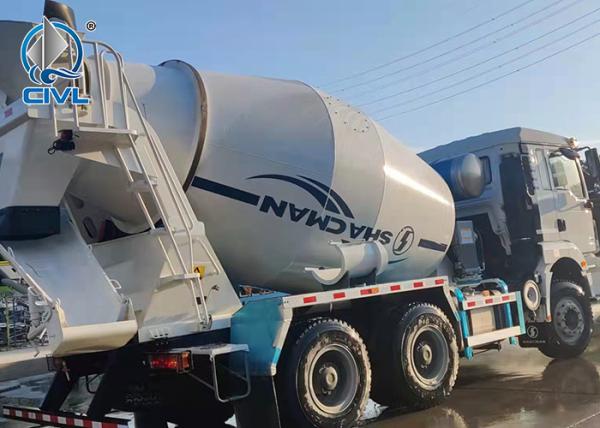 SHACMAN Truck Chassis Concrete Mixer Vehicle 6x4 8m3 8cbm 8000L New Concrete Mixer Truck 340HP Engine Man Axle