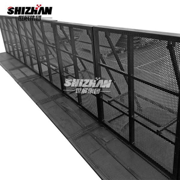 Q235 concert en acier Mojo Crowd Control Barricade Folding