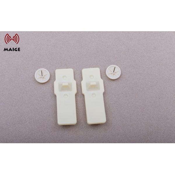 Steel Plate Lock Ultra Gator Tags , Garments Shoe Security Tag ABS Material