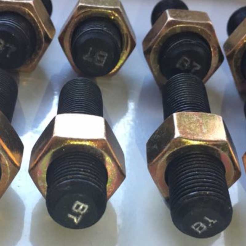 Гайки наговора болта ASTM A193 GR B7 ASTM A194 2H стержня финиша равнины HGD ЦИНКА тяжелые