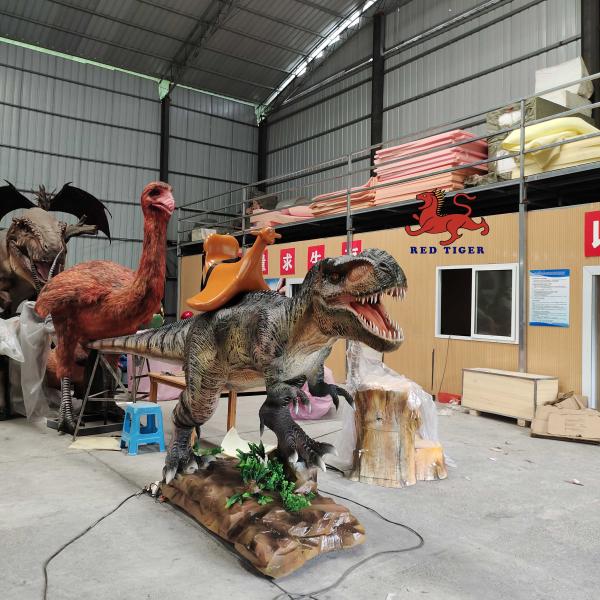 Тематический парк Реалистичный аниматоронный динозавр T Rex с движением и звуковой настройкой