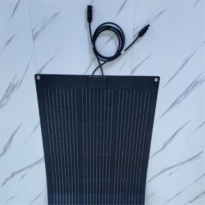 Painel solar semiflexível monocristalino de 18V 100W para as suas necessidades