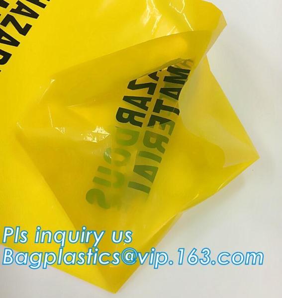 Biodegradable disposable Biohazard Waste Disposal Bags,BIOLOGICAL HAZARD BAGS,Bio-Hazard/Infectious Waste Products