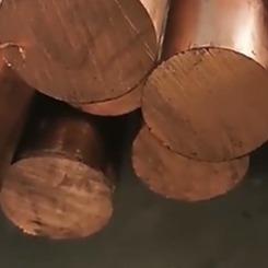 C10200 C11000 Pure Copper Round Rod H62 H65 Customized 1.0mm - 200mm Diameter