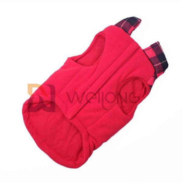 Собака петель рожка вола кожаная вниз с велкро/Faux куртки раскрывая теплые пальто собаки