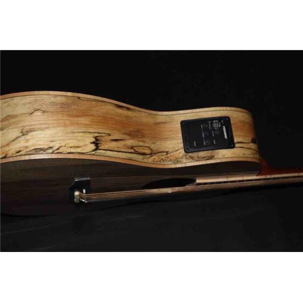 Custom All Solid Sapele Wood Ooo15s Body Style Acoustic Electric Guitar