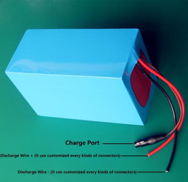 48v1000W Electric Bike Lithium Battery 48V 30Ah Li-ion 18650 battery with 30A BMS for