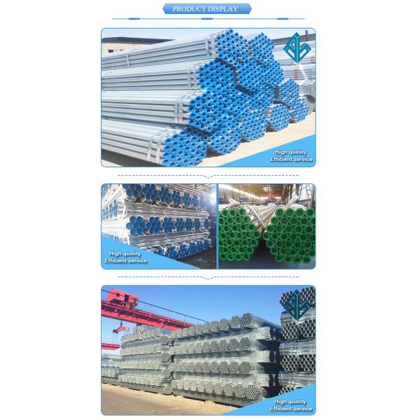 SS400 Erw galvanizó el cinc 40g cubrió la tubería de acero del SOLDADO ENROLLADO EN EL EJÉRCITO del hierro de 3 pulgadas