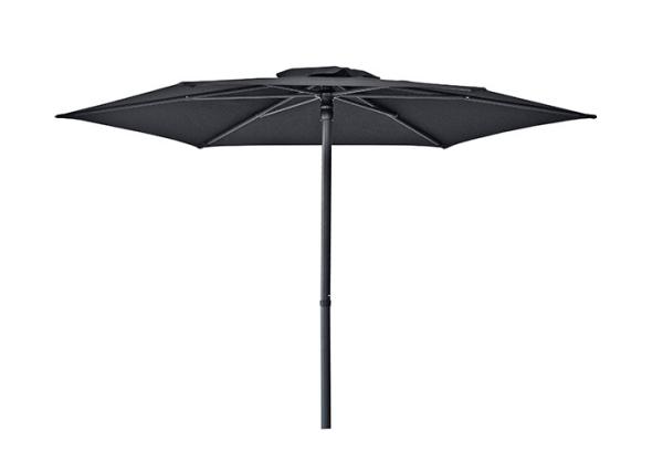 OEM ODM Rectangular Outdoor Sun Parasol Umbrella With 6 Rib Straight Pole
