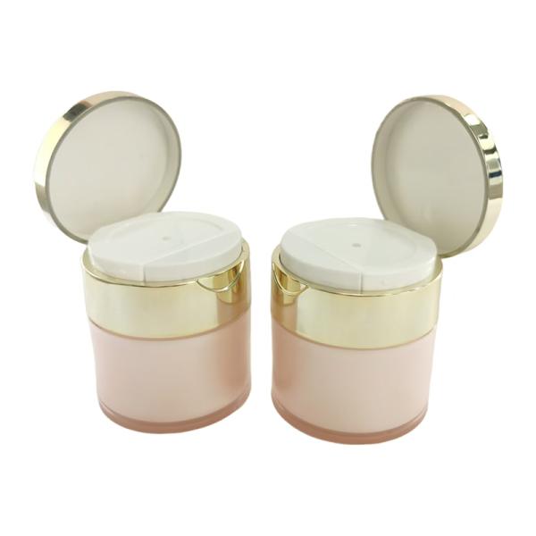 50g Acrylic Airless Jar with Flip Top Cap