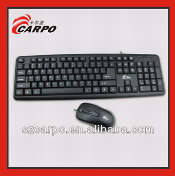 Best price wired USB keyboard mouse gaming combo T500