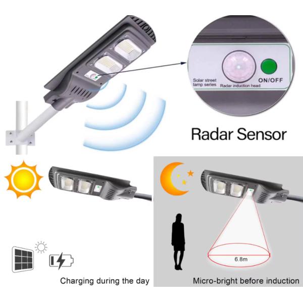 High Quality IP65 Led Solar Street Light 50W 100W 150W 200W 250W Integrated Waterproof Lamp Cell With Remote Control