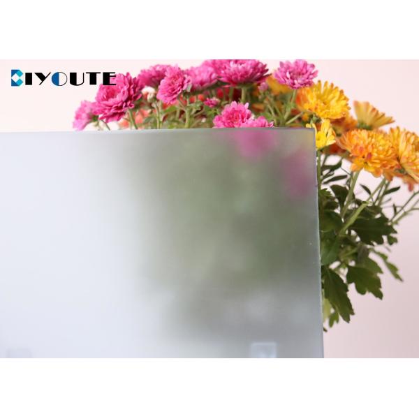 Shower Acid Etched Toughened Glass Uniform And Very Thin Sand Grain Translucent