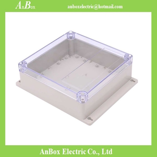 192*188*70mm wall mount electrical outlet plastic enclosure IP65 plastic box clear