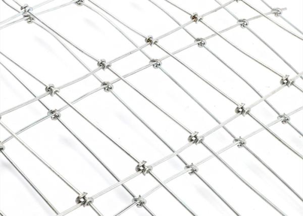 High Tensile Fixed Knot Woven Wire Mesh Horse Fence 1.8mm-3.0mm Wire Diameter Galvanized