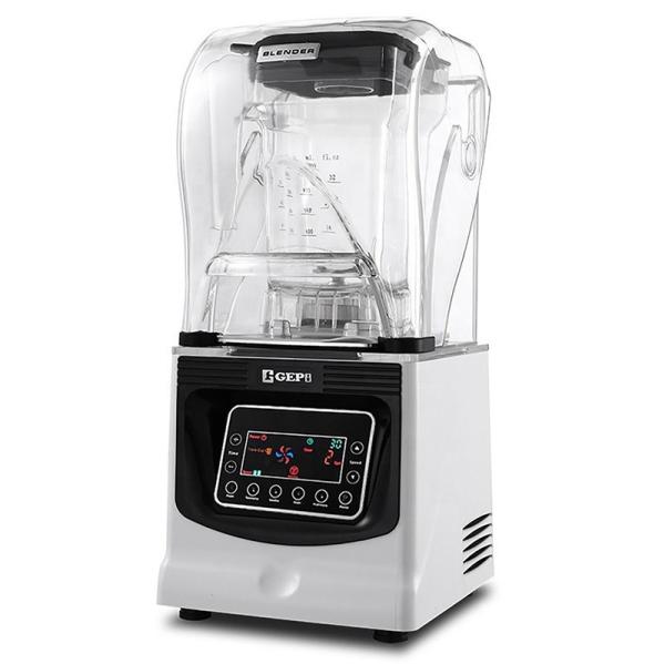 Maximize Your Smoothie Sales with Gepu 1800W Commercial Blender and Sound Proof Cover