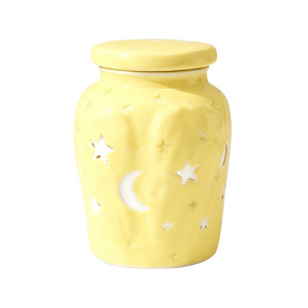 Ceramic Pet Urns Cute Starry Theme Memorial Supplier
