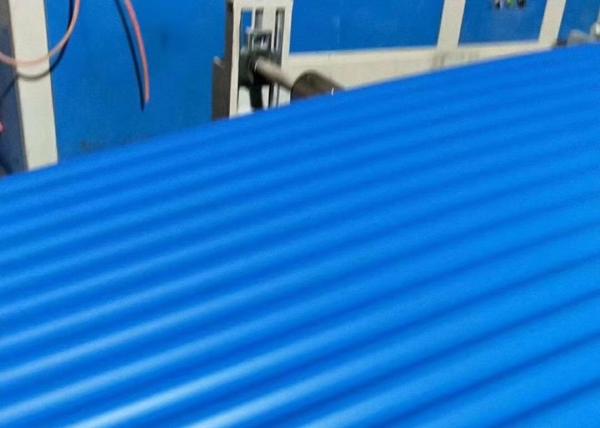 Noise Prevention Heat Insulation PVC Roofing Tiles  1130mm Width
