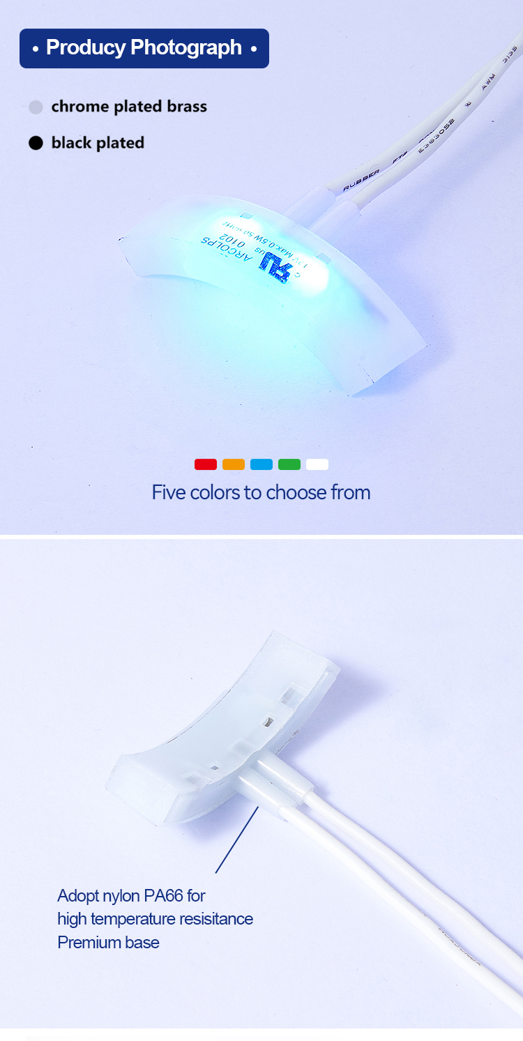 IP65 Multicolor LED Indicator Light Plastic Indicator Lights Red Amber Green Blue Durable