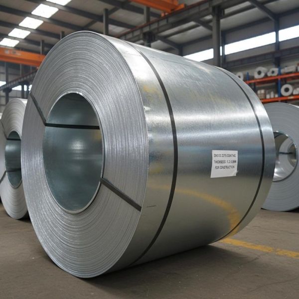 DX51D Z275 Coating Hot Dipped Galvanized Steel Coil with 0.12-3.0mm Thickness for Construction