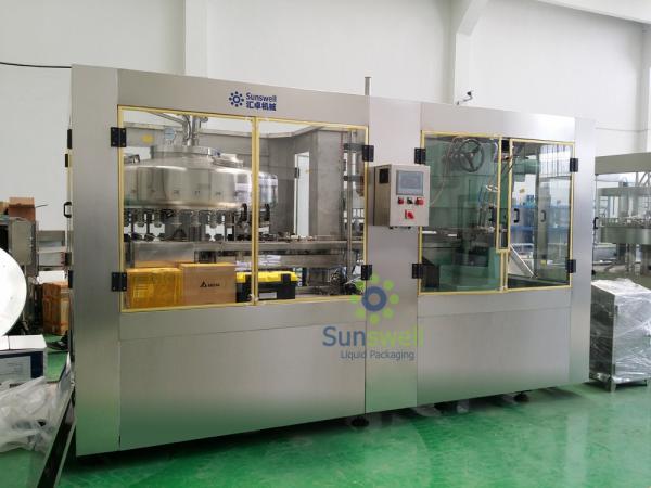 Máquina de enchimento carbonatada automática da lata de alumínio da bebida com grande caudal