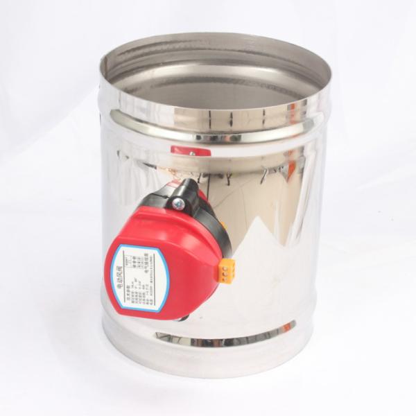 Galvanized Steel 100mm Diameter Air Valve / Damper For HVAC System