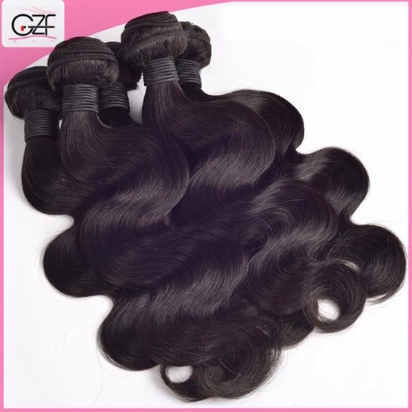 Yes No Mixture No Shedding Medium Brown 8''-36'' feet 7A 100% Virgin Body Wave 3 Bundles