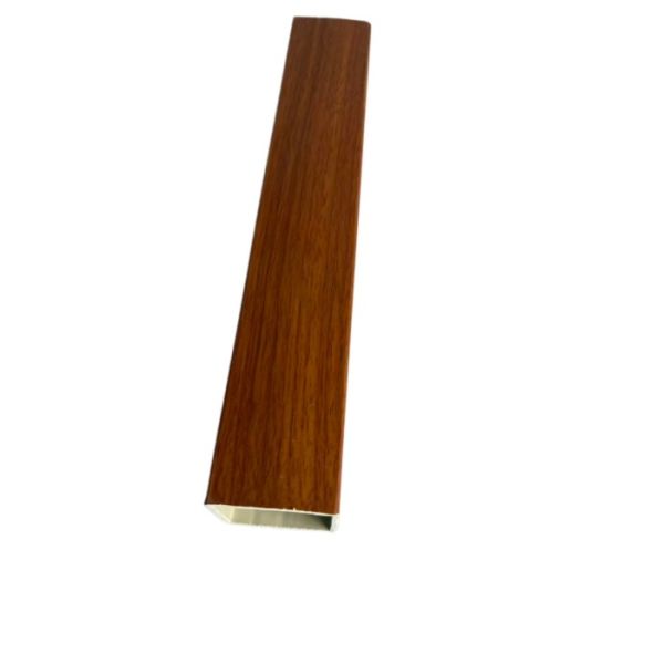 50*50mm WPC Square Tube Waterproof PVC Tube Wall Partition With Snap Lock System