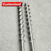 Válvula de propulsión de resorte horizontal de acero inoxidable de alta precisión para transportador de tornillo flexible
