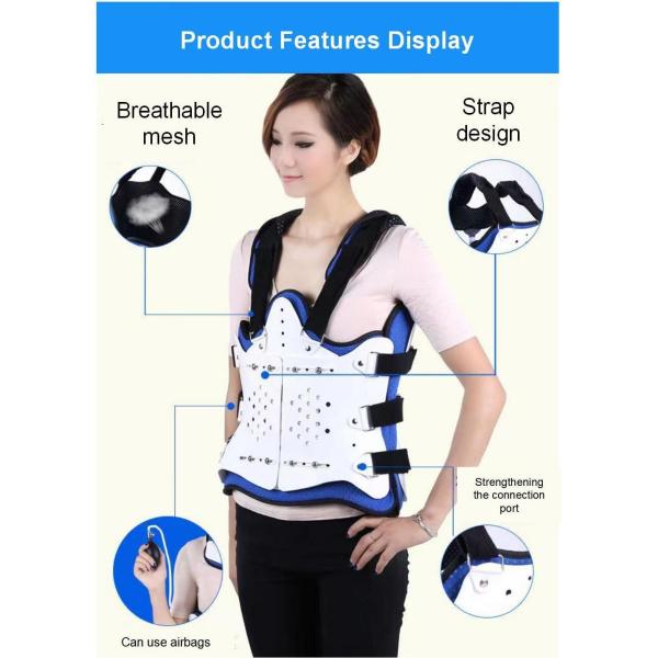 Specifications Adjustable Thoracic and Lumbar Spine Fixation Brace for Postoperative