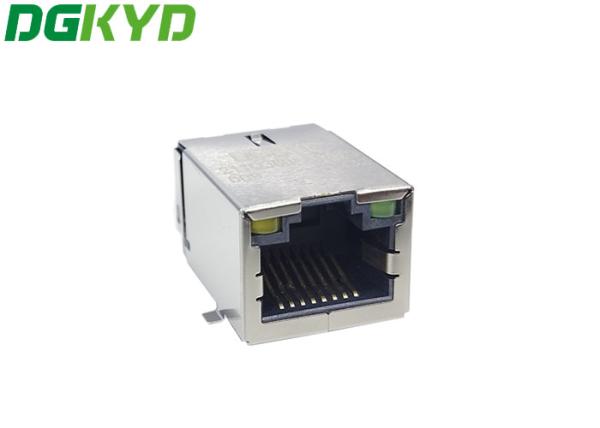 O gigabit protegido interface de rede de DGKYD211Q380AA1A7S009 SMD 6U RJ45 integrou o filtro