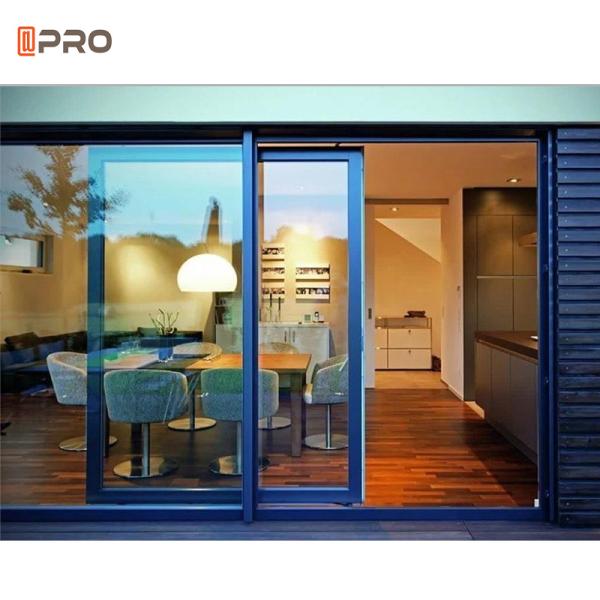 Glass UPVC Windows Plastic Sliding Doors For Balcony Australian Standard