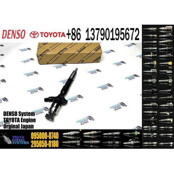 095000-8740 Diesel Fuel Injector 23670-09360 23670-0L070 for Denso Diesel Injector Engine Spare Parts for Toyota Hilux
