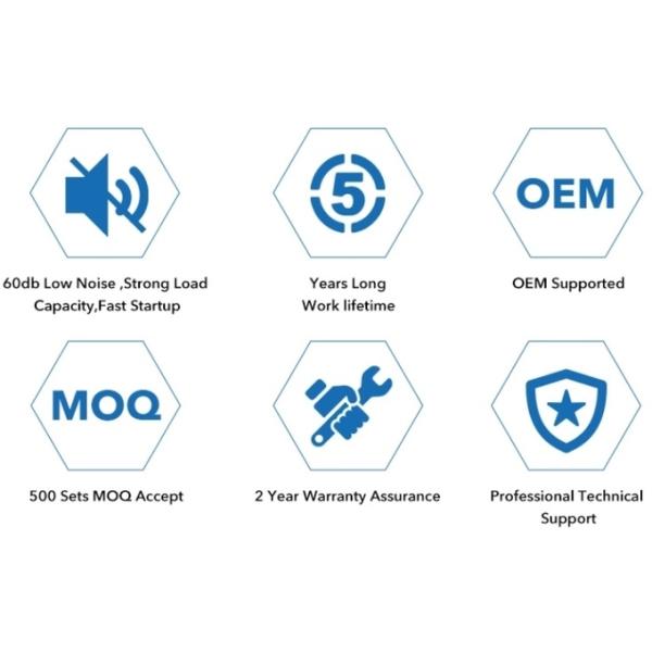 Части воздушного охлаждения на открытом воздухе вентиляторного двигателя Dehumidifier вентиляторного двигателя коррозионностойкие