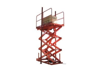 QSJT Light Duty Scissors lift Electric Elevator With Aluminum Safety Bar Lift Platform Capacity Capacity 500 kg