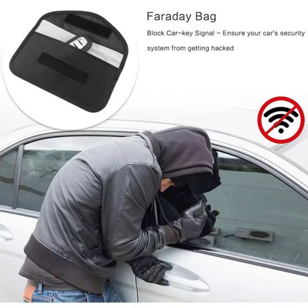 Mobile Phone RF Signal Blocking Bag Water Resistant Radiation Shield Phone Case