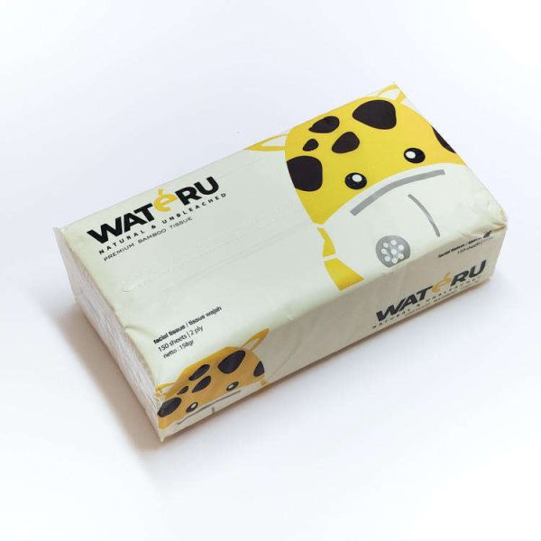 Professional Good Suppliers Strong ultra Soft White Color Bamboo 4ply Brown Facial Tissue