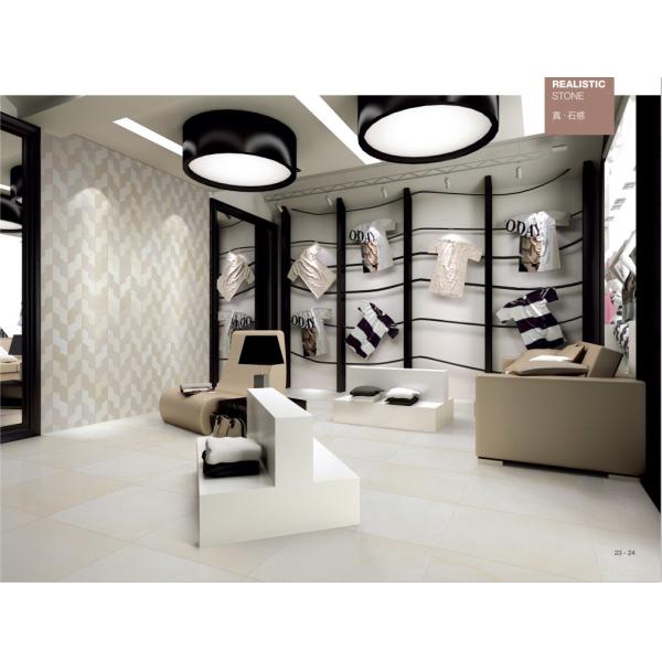 Водоустойчивые бежевые плитки пола 600*600, плитки пола фарфора для живущей комнаты