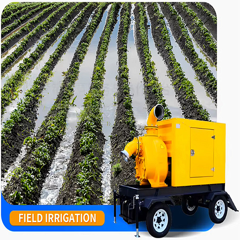 Customized Self-Priming Water Pump Speed 1500r/min Silent Pump Diesel Motor Pump